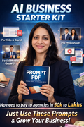 AI Business Starter Pack – Personal Brand, Professional Photos & Social Media Growth (Prompt PDF)